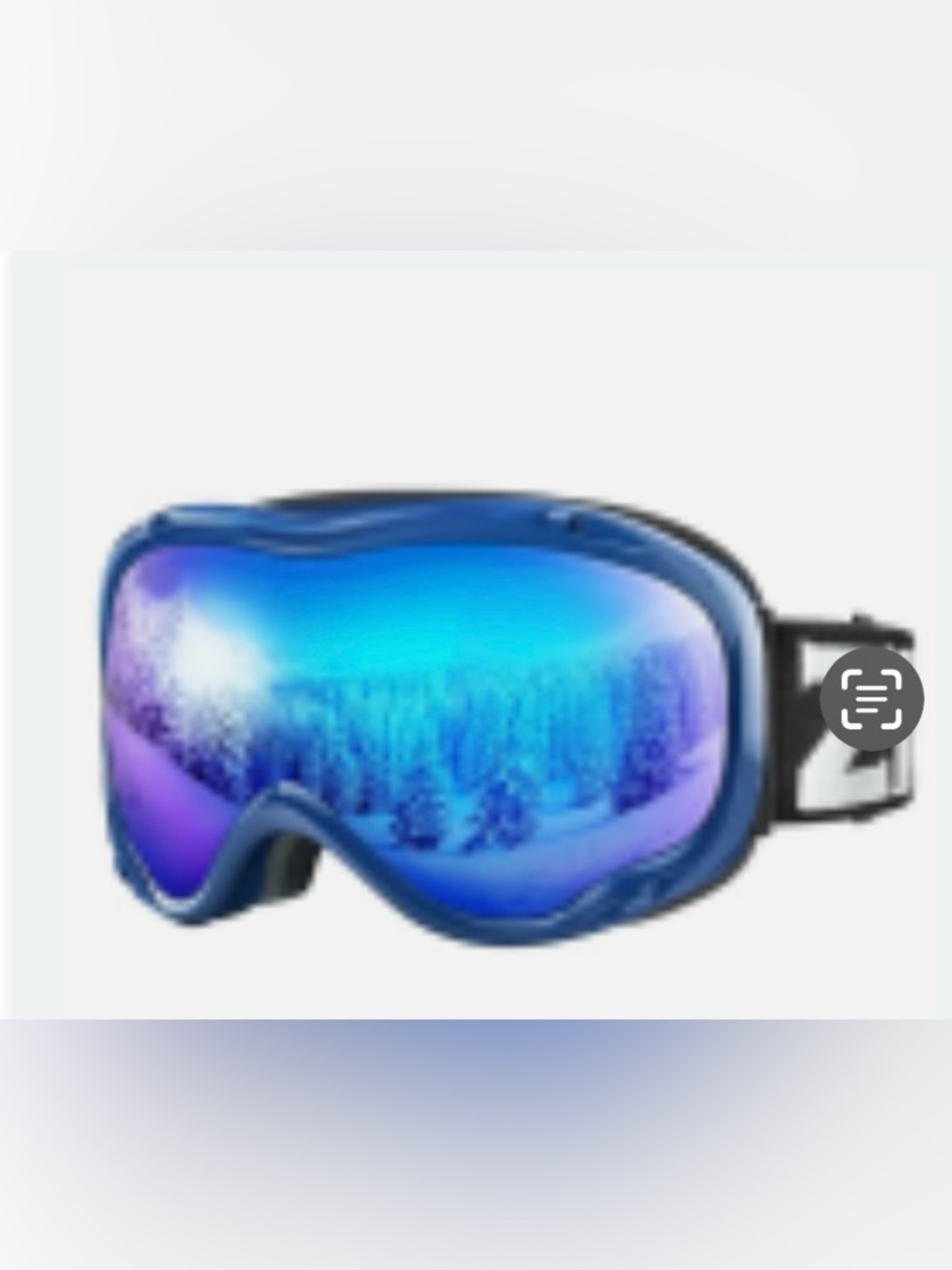 Blue Mirrored Ski/Snowboard Goggles - Picture 4 of 9